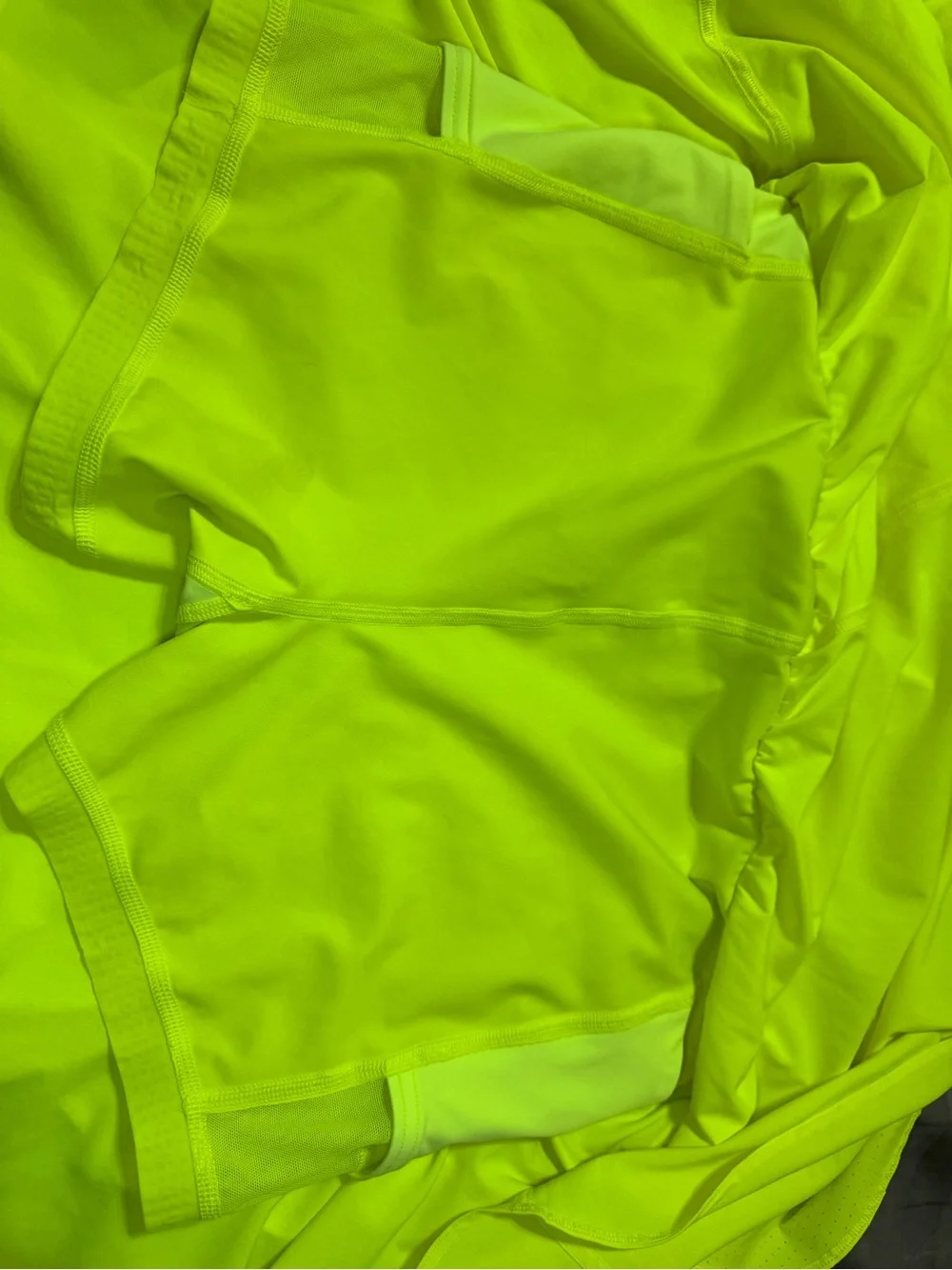 Lululemon Court Rival Perforated High-Rise Skirt *Long Highlight Yellow Size 10